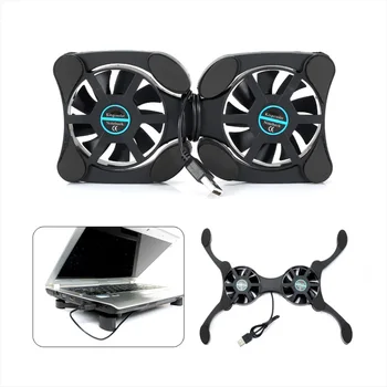 

Foldable USB Laptop Cooling Pad with Double Fans Mini Octopus Notebook Cooler Cooling Pad for 7-15 inch Laptop Notebook Radiator