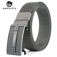 

VATLTY 2021 Men's Nylon Belt Rust-proof Metal Quick Release Buckle Thick And Strong Real Nylon Outdoor Work Belt Tactical Belt