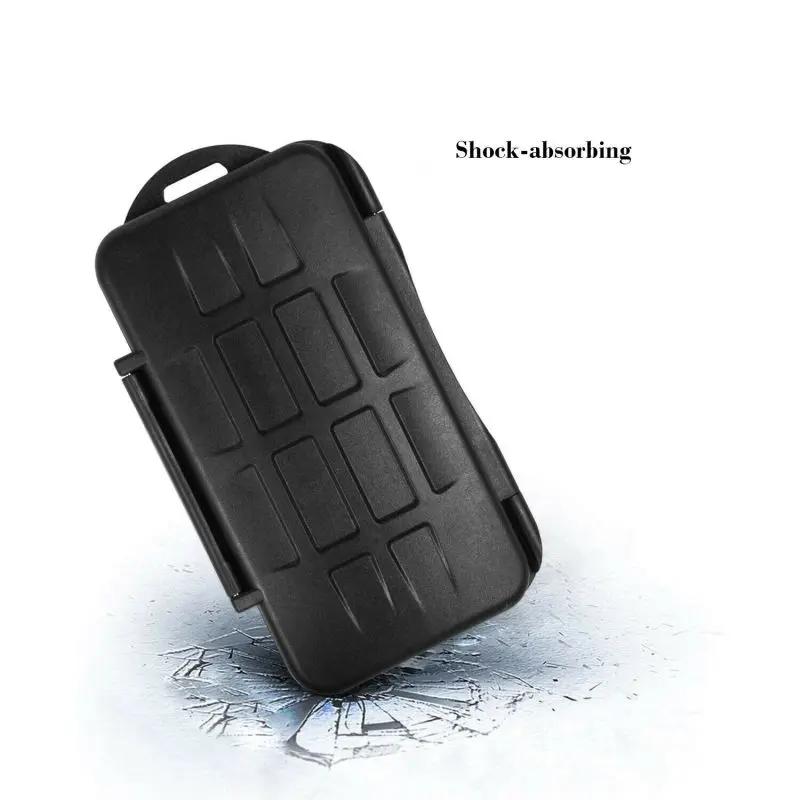 Memory Card Case Water-Resistant 12SD+ 12 Micro SD Cards Holder Storage Shockproof Protector Memory Card Cases