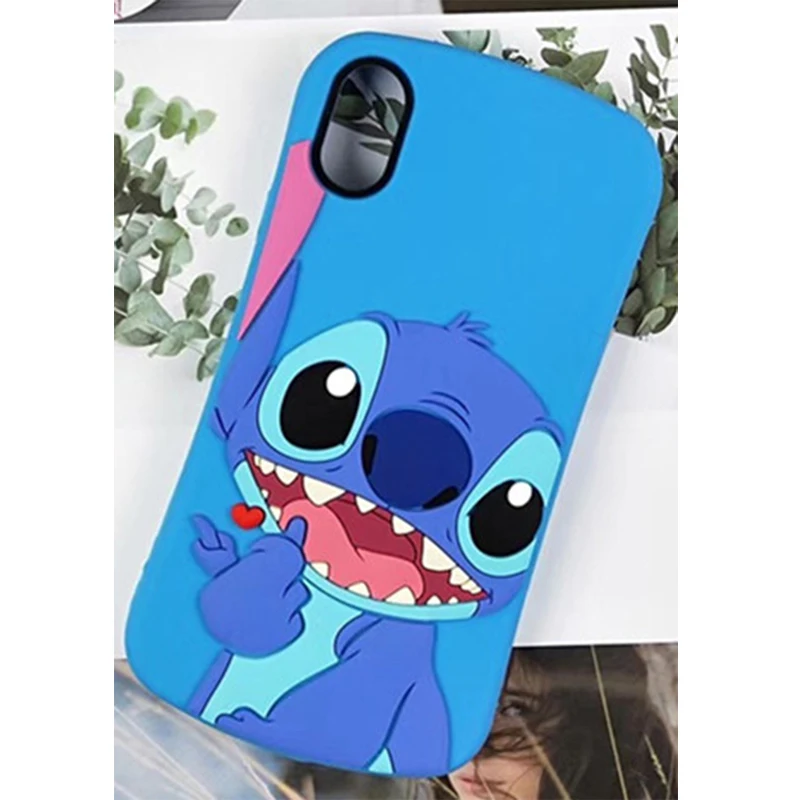 

iface Phone Case Stitch Glossy Small Waist Cover For P30 P20 P20pro Protective Anti-knock Cartoon Soft Silicone TPU Phone Shell