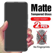 2Pcs Anti-fingerprint frosted gehärtetem Glas Für Huawei p smart z p smart plus 2018 p smart 2020 screen matte schutzhülle Film