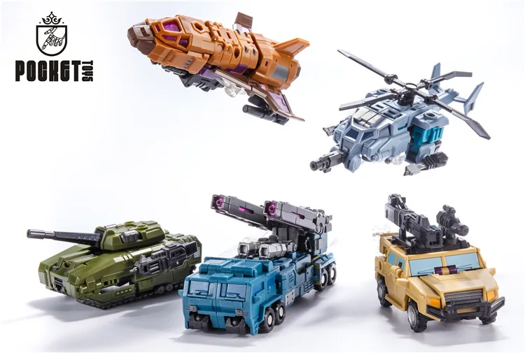 Transformation 5 IN 1 Pocket Toys PT-05 Small Scale Bruticus