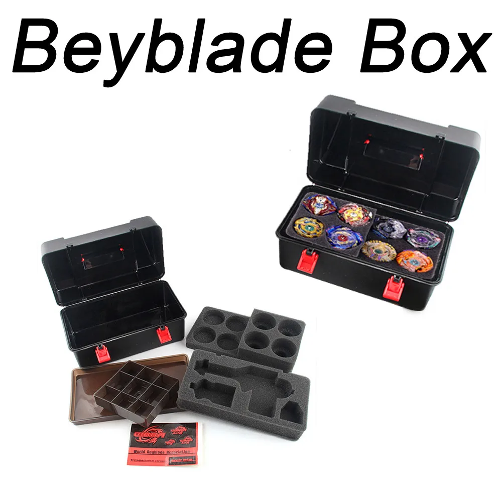 Toys For Children Portable Waterproof Box 8 In 1 Carrying Case For Beyblade Burst Spinning Top Kids Toys Brinquedos New