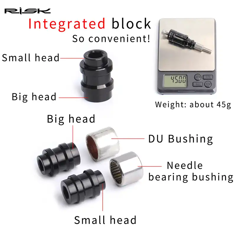 MTB Bicycle Bike Rear Shock Absorber Bushing Disassembly Tool Install//removal