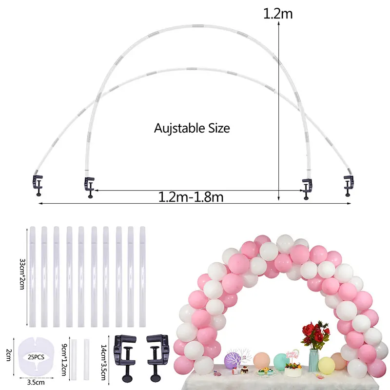 Шар АРКА стол шар стенд Дети партия держатель для шарика колонна-подставка DIY Дети День рождения Свадьба украшения принадлежности - Цвет: A05-balloon arch