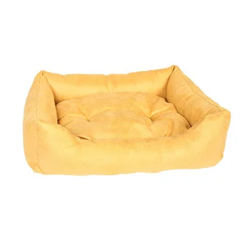 

PRIDE PRIDE lounger rectangular Rancho suede mustard 70 x 60 cm