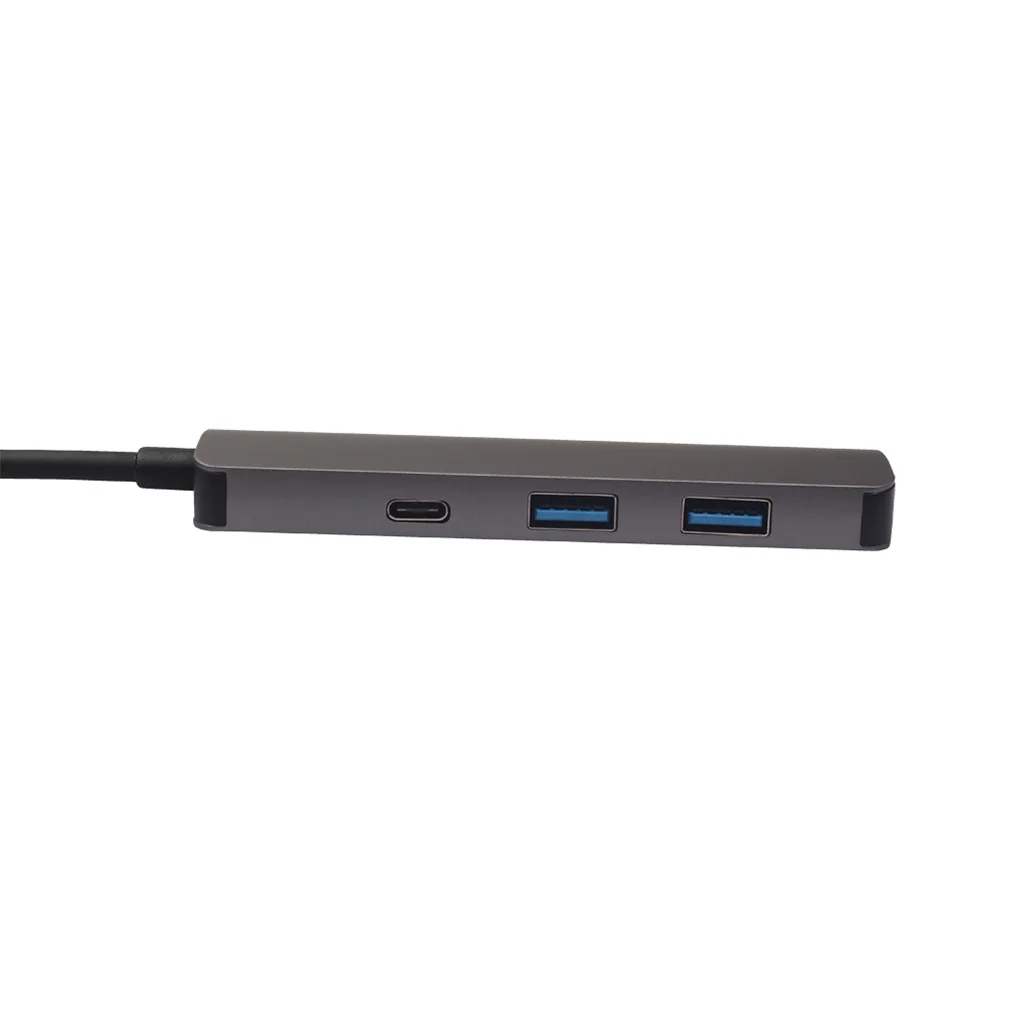 4 в 1 type-C в HD многопортовый адаптер видео конвертер USB 3,0 концентратор порт портативный ноутбук PD порт быстрой зарядки