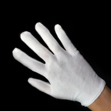 1 пара, перчатки для гольфа, мужские, женские, хлопковые, для гольфа, для спортзала, дышащие, полный палец, Перчатки для фитнеса, официанты/водители, противоскользящие, перчатки для гольфа