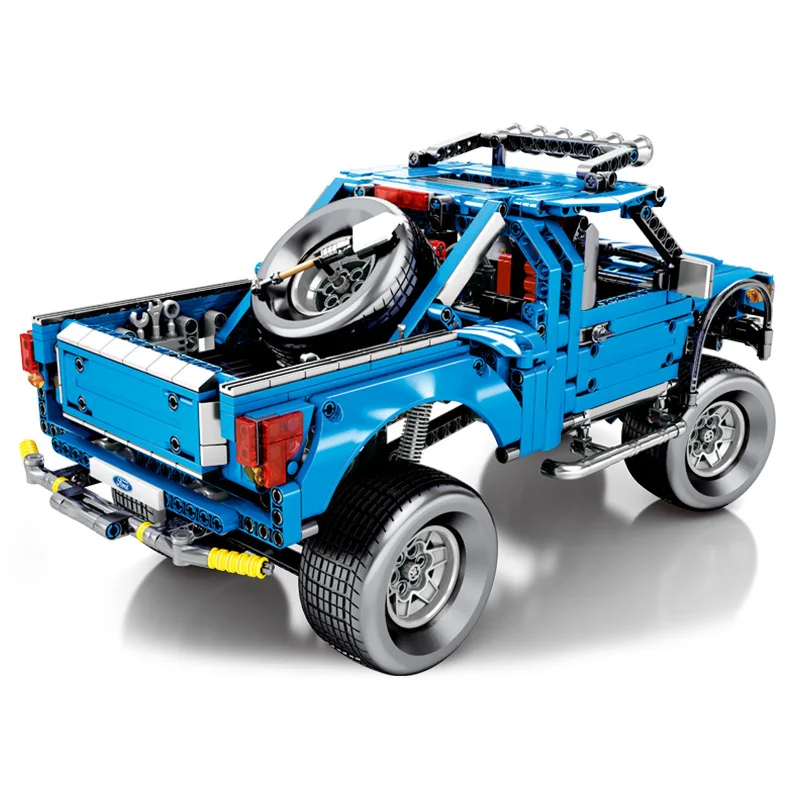 Billige NEUE Legoings Technik Off road Pickup Lkw Bausteine Kits Bricks Classic Auto Modell Kinder Spielzeug Für Kinder Weihnachten geschenke