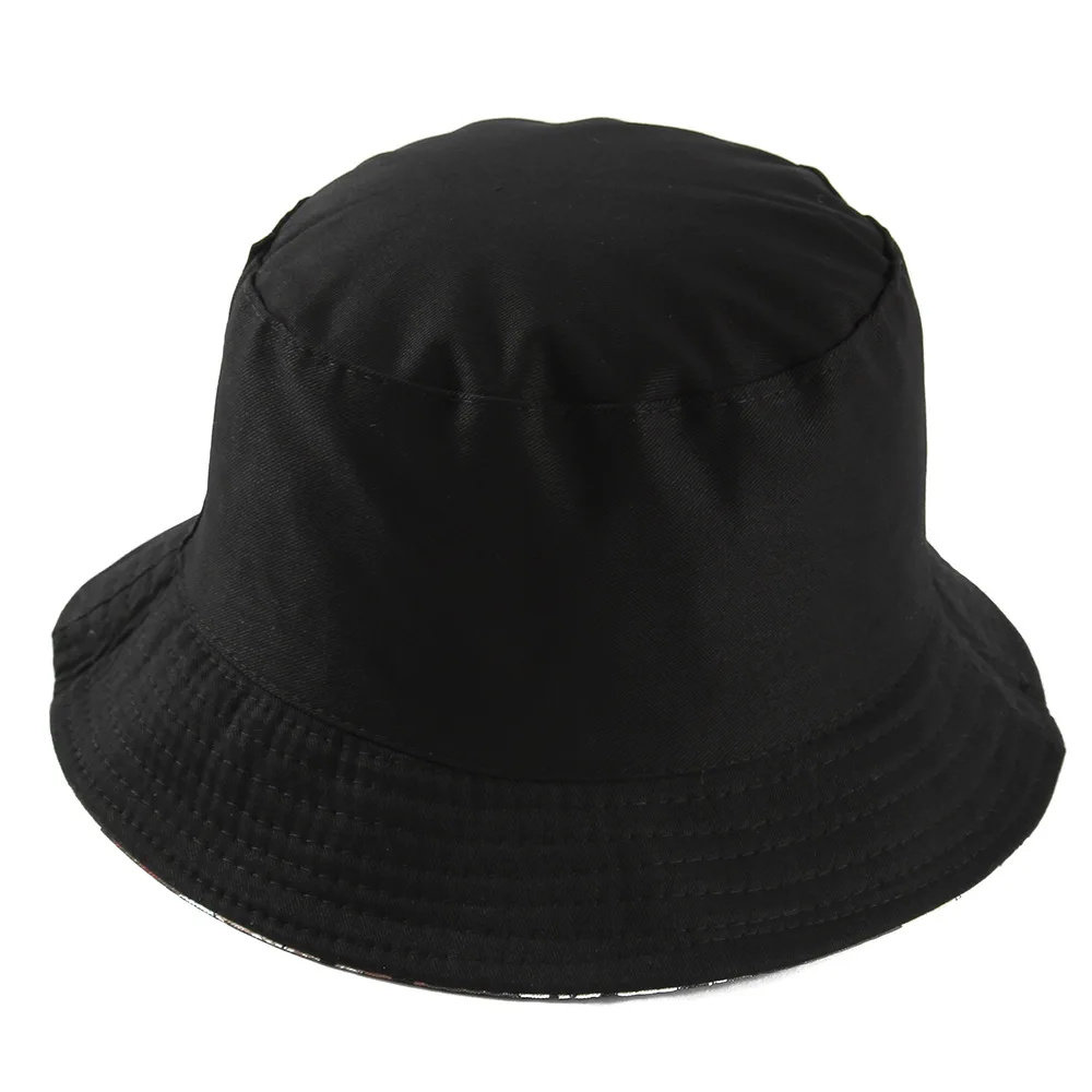 FOXMOTHER New Cute Black White Pink Panda Animal Print Bucket Hats Women Korean 2019