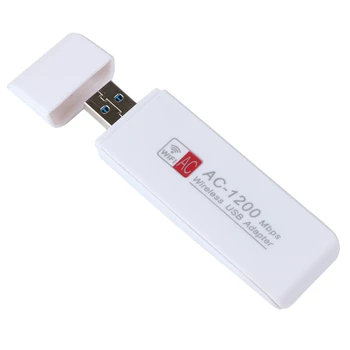 

1200Mbps Wireless Usb Network Cards 11Ac Dual-Band 2.4G/5.8Ghz Wifi Usb Adapter Card Usb 3.0 for Gigabit Router