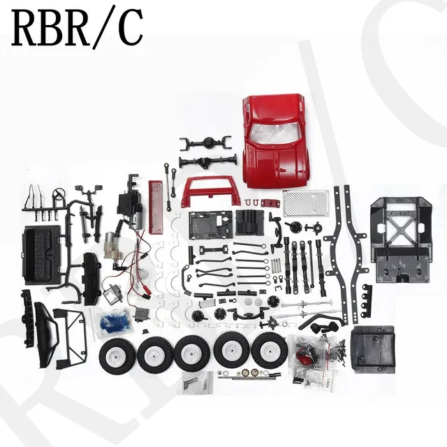 WPL C14KM 1/16 4WD Off-Roda Drift RC Car Vehicles Kit With Dual Speed Gear Case Metal Drive Shaft Axle Case Brass Gear