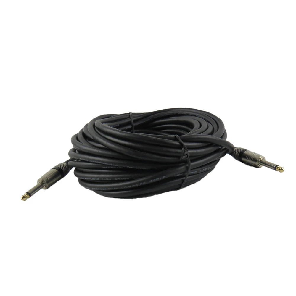 50ft  instrument guitar dj speaker mono male cord