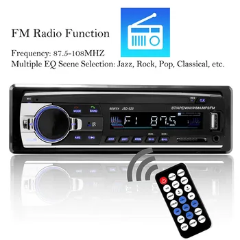 

Bluetooth Car Stereo Audio In-Dash Digital FM Aux Input Receiver SD USB MP3 Radio Player M8617