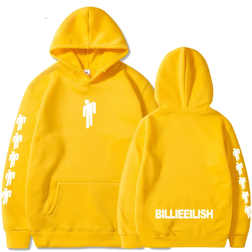 14 Hot Sale Billie Eilish Print Hooded Men/Women Popular Clothes Harajuku Casual Suprme Hoodies Kpop Sweatshirt Plus Size XXXL - Цвет: 14