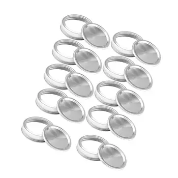 

10pcs Mason Jar Lid Chic Convenient Practical Sealing Lid Household Bottle Lid Leakproof Cover for Tea Salt Sugar