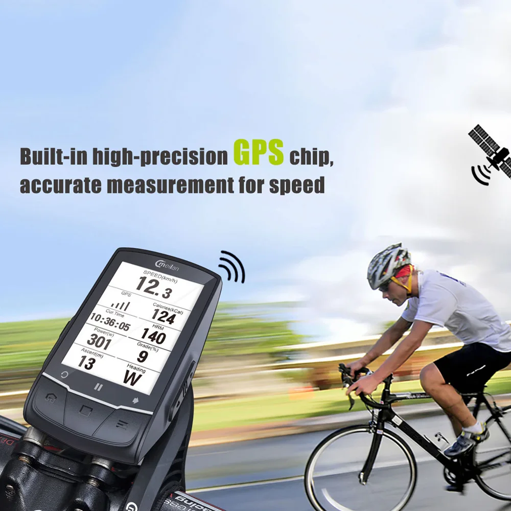 MEILAN M1 gps навигационный велокомпьютер Peedometer Candence сердечный ритм 2," BLE4.0 велокомпьютер