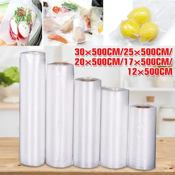 

Vacuum Bags for Food Vacuum Sealer Food Fresh Long Keeping 12+17+20+25+30cm*500cm Rolls/Lot bags for Vacuum Packer
