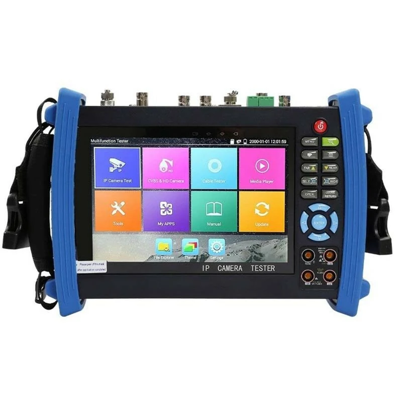 

IPC-8600 MOVTADHS Plus CCTV Tester 7 Inch Press Screen TVI CVI AHD SDI CVBS IP Camera Tester with TDR, Multimeter,Cable Trace
