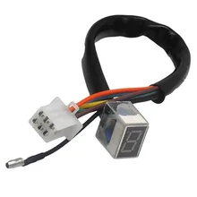 Led Universal Digital Gear Indicator Motorcycle 8 Digital Display Speedometer Indicator Motorcycle Display Shift Lever Sensor motorcycle speedometer odometer refit atv speedometer motorcycle gear indicator speedometer for atv 150cc free shipping
