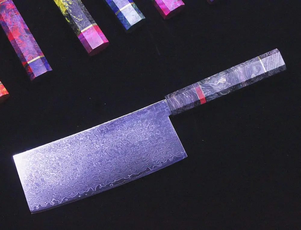 Дамасская сталь, нож повара Nakiri, китайские умные ножи, острый нож для нарезки стейка, кухонный нож, столовые приборы
