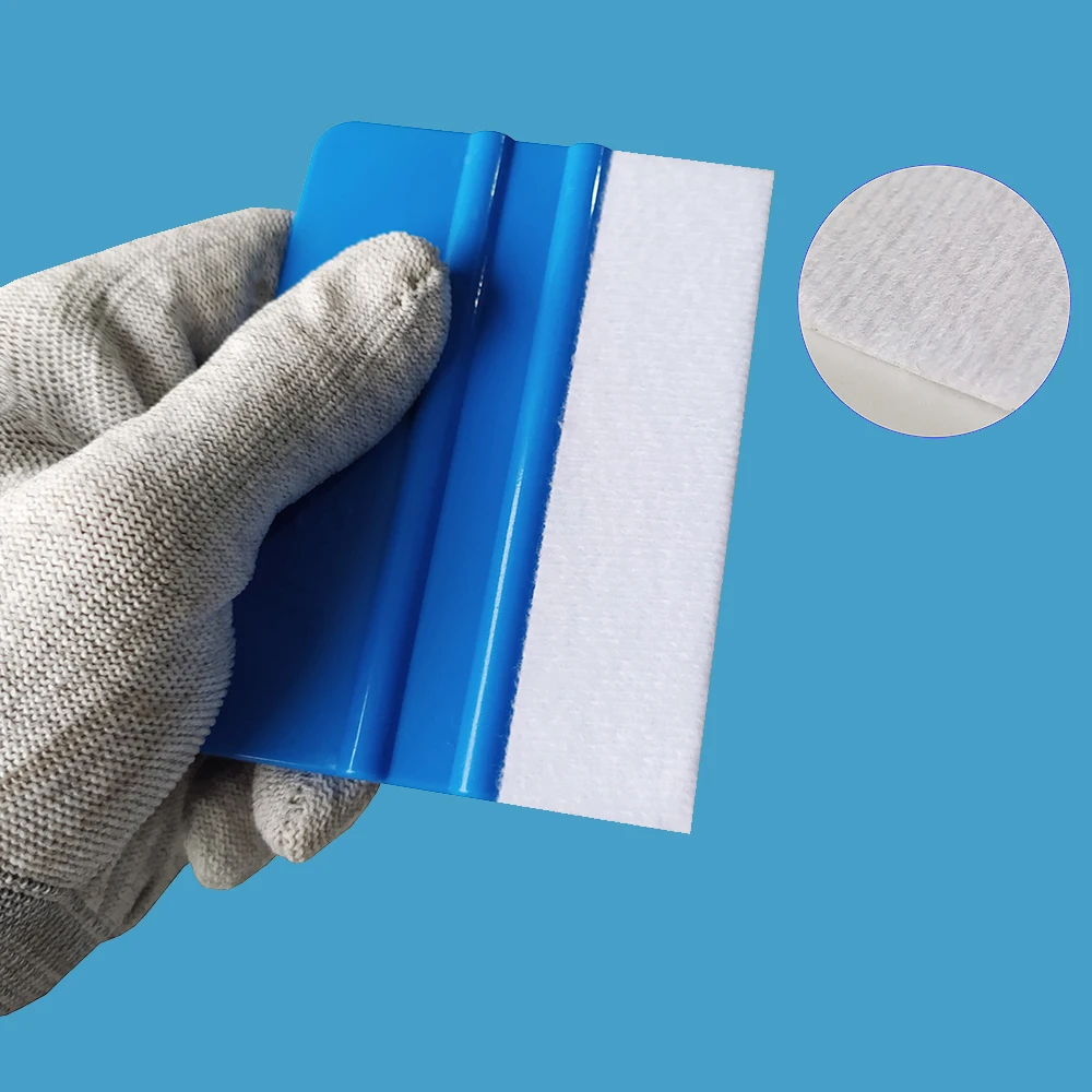 Filzstofftuch für 10 cm Rakel, Kohlefaser, Vinyl, Autoverpackung, kein Kratzer, Schaber, Fenstertönung, Verpackungswerkzeuge – Detail 14