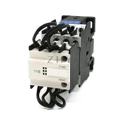 220-240V 60Hz катушка 3 полюса 1 NO 1NC переключаемый конденсатор контактор 380V 25A