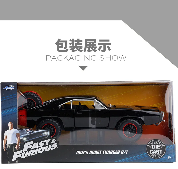 Jada1: 24 Metal Model Car Model 1970 Dodge Challenger 97038 Boxed