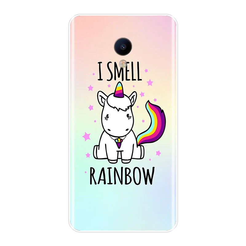 meizu back cover Phone Case For Meizu M2 M3 M5 M6 Note Silicone Soft TPU Back Cover Cute Rainbow Unicorn Meizu M6 M6S M6T M5 M5C M5S M3 M3S M2 cases for meizu belt Cases For Meizu