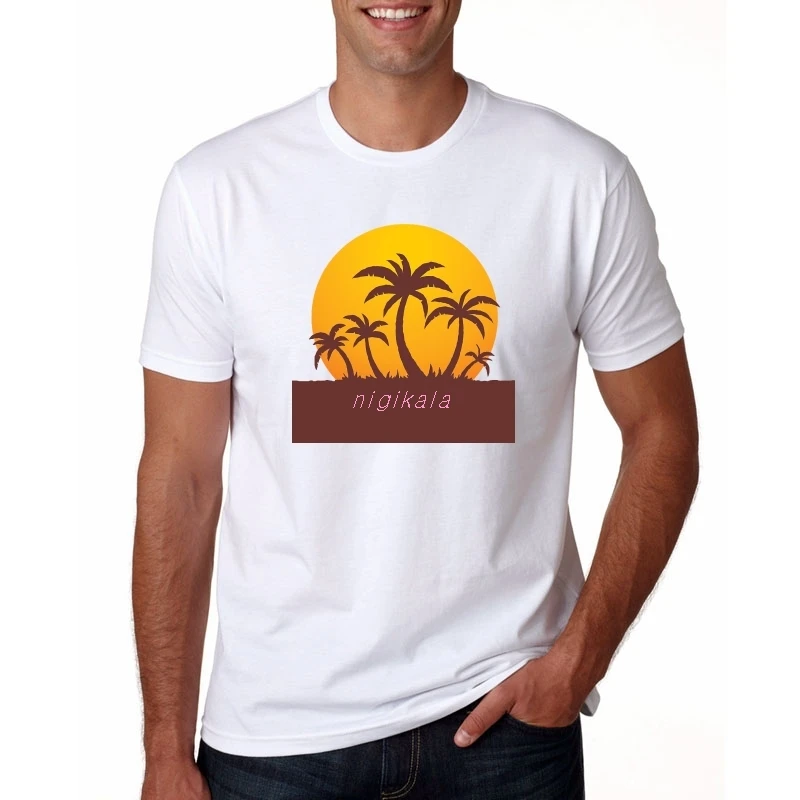 

Canoe Kayak Paddle Canoeists Sun Palm Trees T Shirt Custom Outfit T-Shirt For Mens Clothes New Slogan Tshirt Size S-3xl