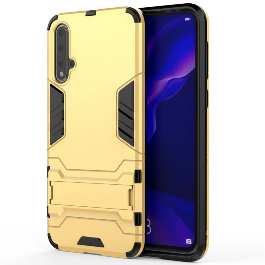 

Sergeant anti-fall mobile phone case cover with stand FOR:Huawei Nova2 3 4 5 enjoy 7 8 9 Mate 20 X Lite pro plus business
