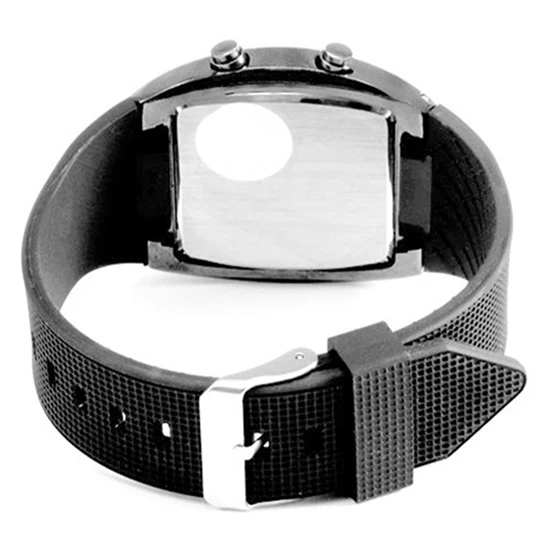 Fashion Men's Stainless Steel Luxury Sport Analog Quartz LED Wrist Watch Black Sport Watches Fashion Wristwatches For Men Gift