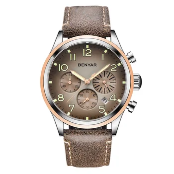 

Men's Quartz Watch Nissan Movement Small Three-Pin Business PU Belt Men's Watches