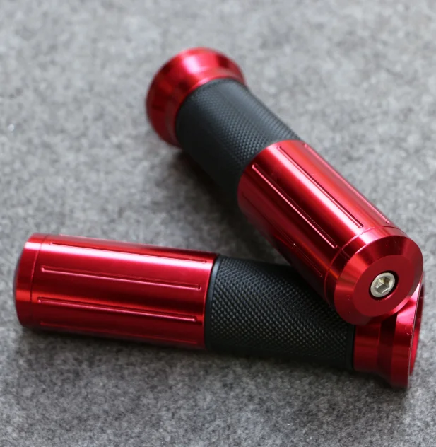7/" рукоятка рукоятки для YZF R1 R6 R3 Fazer FZ FZS FZR FJR TZR TMAX MT - Цвет: Красный