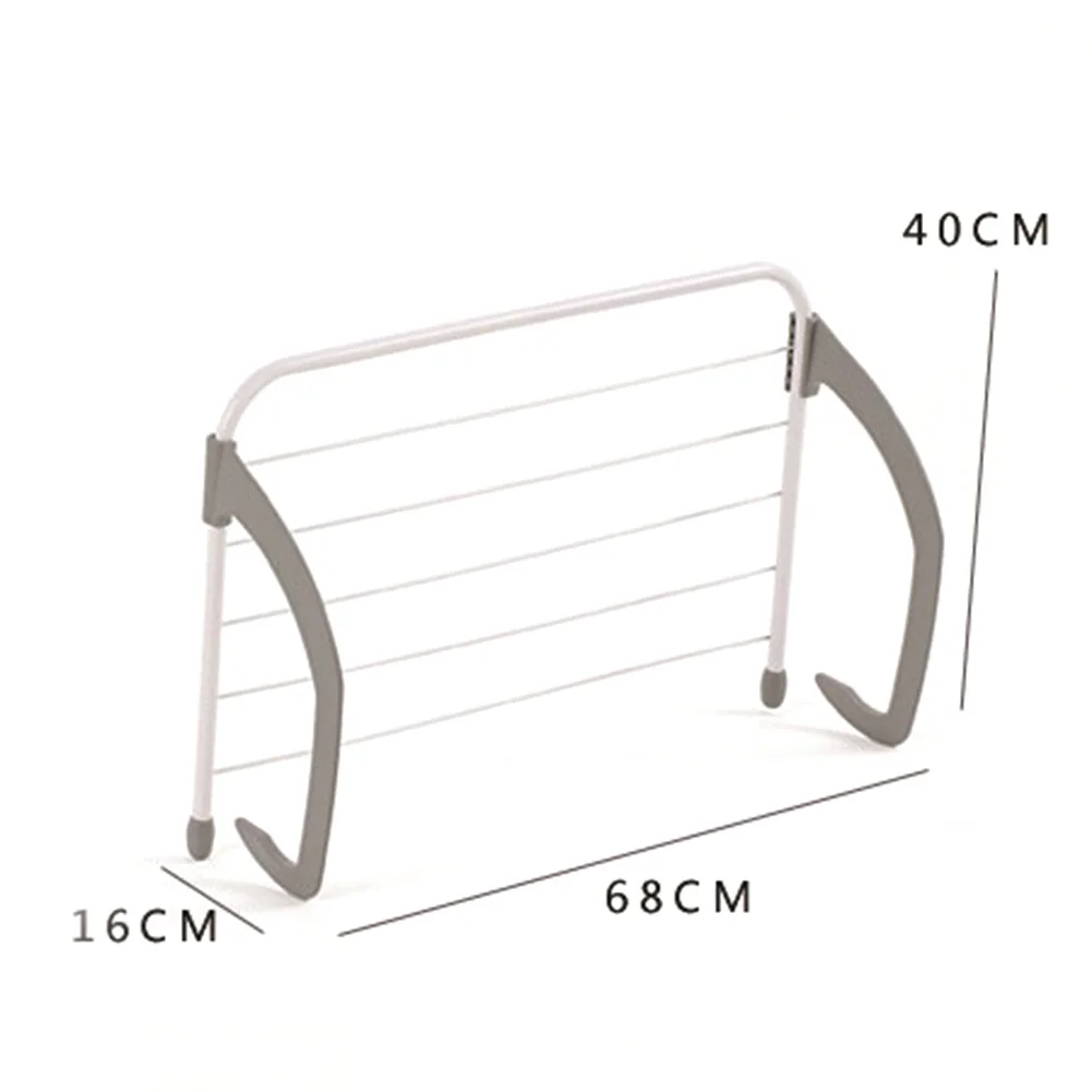 Балкон складной регулируемый радиатор портативный открытый Полюс Airer Многофункциональный висячая Одежда Прачечная Сушилка Для Хранения