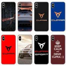 Для samsung Galaxy S10 Lite S9 S8 S7 S6 edge Plus S5 S4 примечание 9 8 5 4 мини-сиденье Cupra спортивный автомобиль аксессуары чехол для телефона