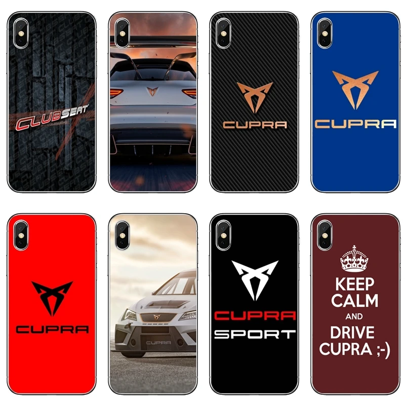 

For Samsung Galaxy S10 Lite S9 S8 S7 S6 edge Plus S5 S4 Note 9 8 5 4 mini Seat Cupra sport car Accessories phone case