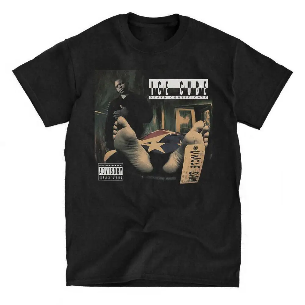 2019 Summer Ice Cube Death Certificate Black T-Shirt Xxxtentacion Michael Jackson Stranger Things Back To The Future | Мужская одежда