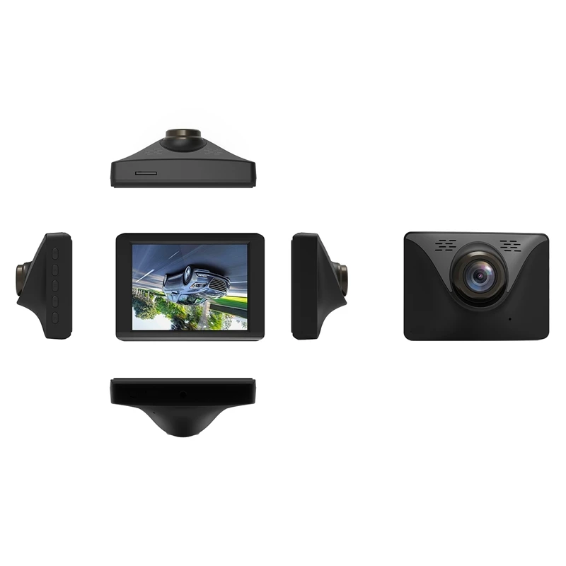 3,2 дюймовый Ips экран 1080P Автомобильный видеорегистратор с датчиком гравитации, циклическая запись парковки, автомобильный видеорегистратор