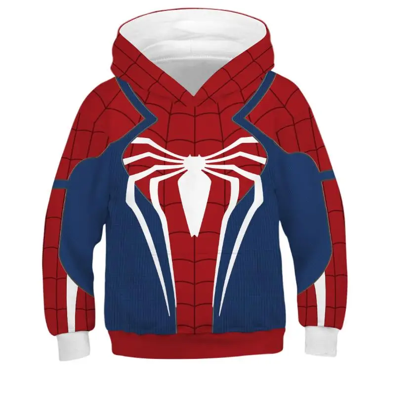 Promotion Jacket The Avengers Spiderman Captain America Iron Man Sweatshirt Autumn Quantum Warfare Hoodies Coats For 4-13y