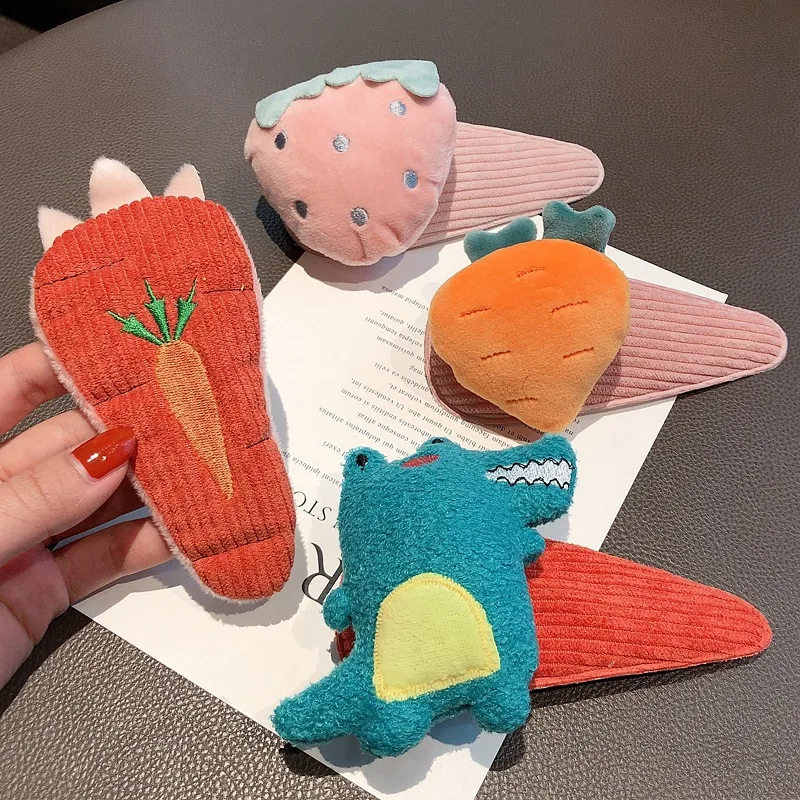 

Woman Cute Big Wash Face Hairpins Makeup Hair Clips Cartoon Furry Animal Fruit Hair Accessories Barrettes Hairgrip Hair Ornament
