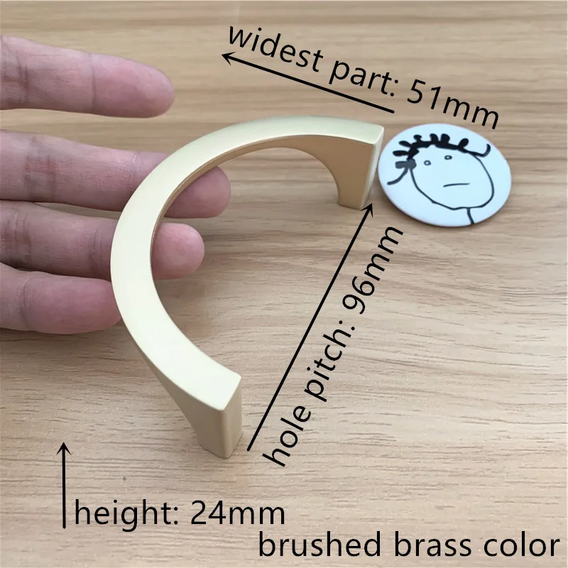 hole pitch 96mm LCH Древний китайский стиль цинковый сплав золотой медный цвет ручка ящика шкафа Потяните ручку двери Потяните статическое оборудование - Цвет: hole pitch 96mm
