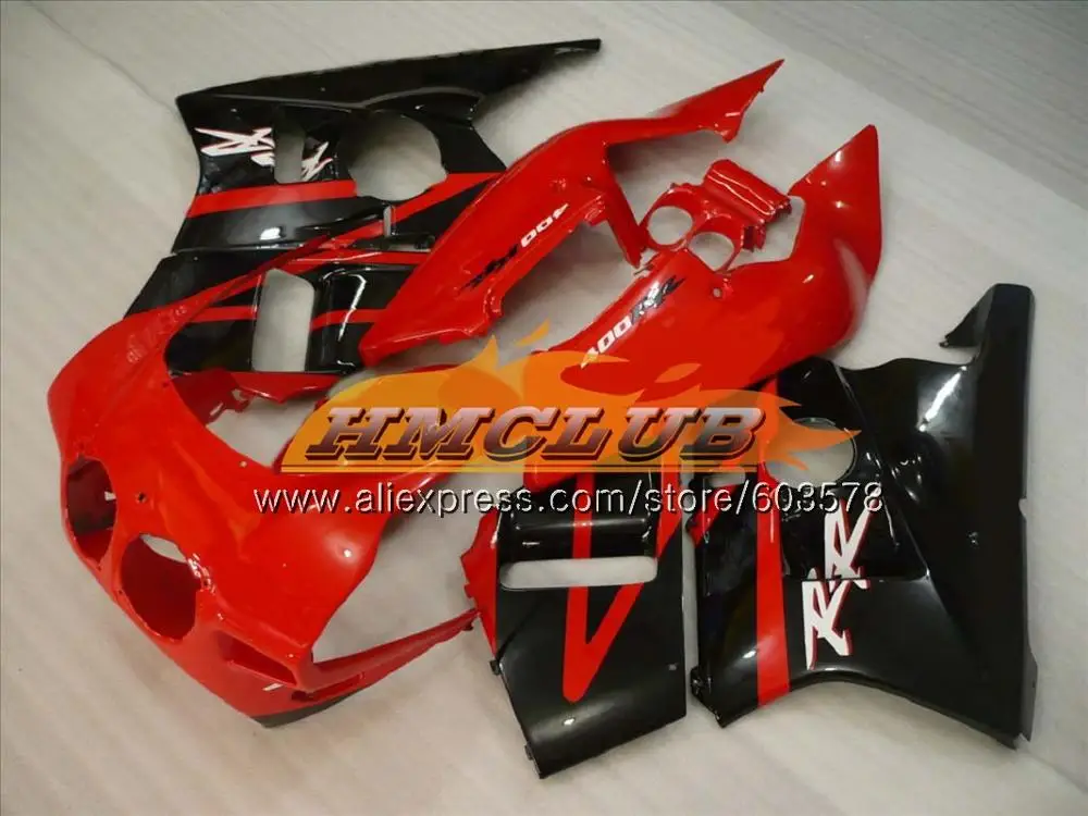 CBR400 RR для HONDA NC23 CBR400RR 1988 1989 1990 1991 1992 1993 черный глянец 96CL. 49 CBR 400 RR 400RR 88 89 90 91 92 93 обтекатели - Color: No. 14