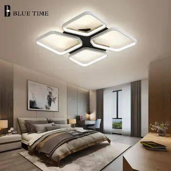 

Square LED Ceiling Light for Living Room Bedroom Dining Room Kitchen Surface Mounted Indoor Lighting Fixture Ceiling Lamps Black