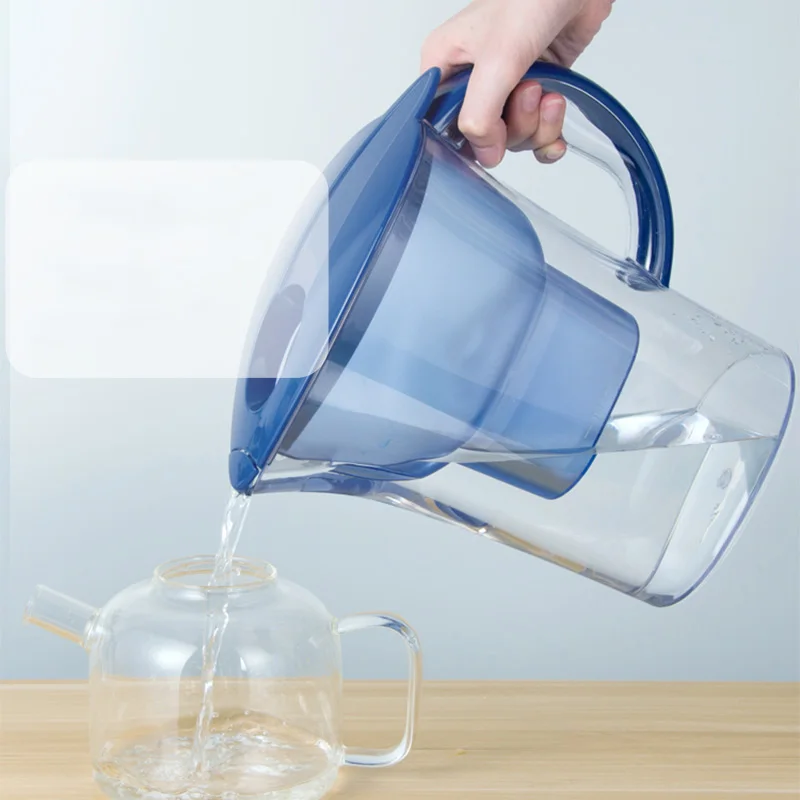 Прямой напиток фильтр Чайник Открытый Очиститель 2л вода в то время портативный