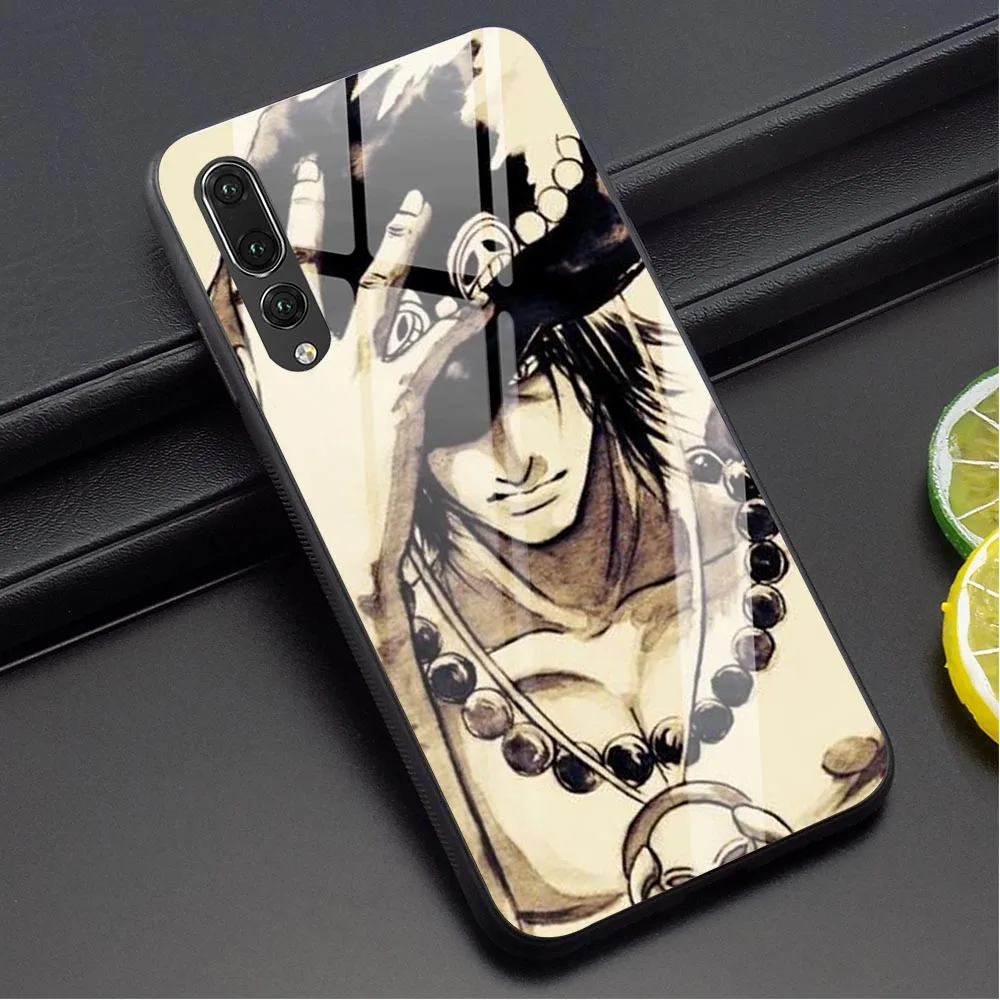 One piece Luffy чехол для телефона из закаленного стекла для huawei P30 mate 20 Lite Honor 9 10 Lite 7A P10 P20 P30 PRO P Smart - Цвет: K0108301