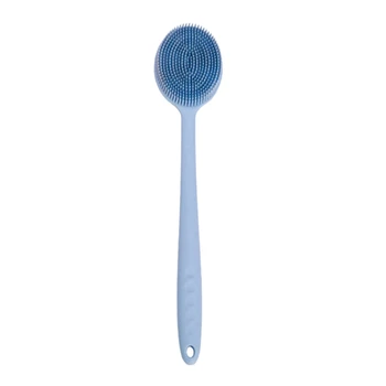 

Back Brush Silicone Body Brush Double Sided Brush Long Handle Anti-Slip Shower Brush Bath Brush Body Part Cleansing Massage Brus