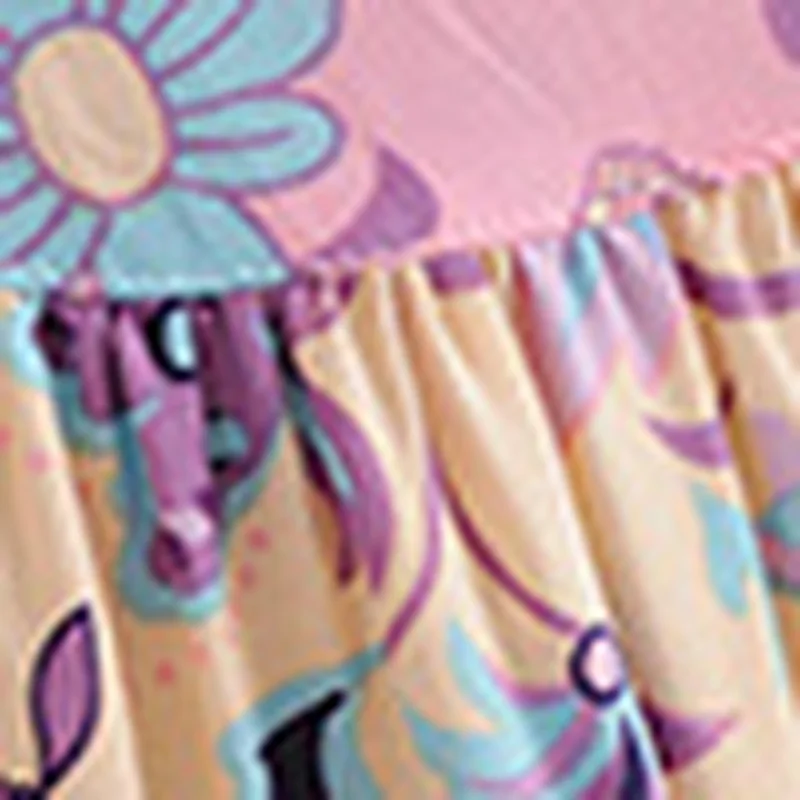 Винтажная шикарная модная женская блузка с цветочным принтом длинным рукавом и