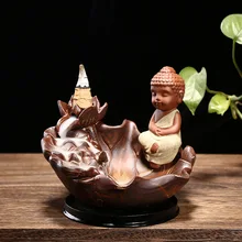 Сигарета, такие как возврат кадилы маленький Начинающий монах башня Сян печи положить обратно часы Будда лотоса