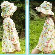 VIVOBINIYA/детский купальный костюм UPF50+, купальный костюм для маленьких девочек, детский купальный костюм детские купальные костюмы с цветочным рисунком комплект летней одежды из 3 предметов